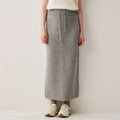Casual Drawstring Long A-Line Skirt